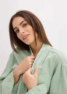 Peignoir en gaze de coton, oversize, bonprix