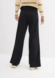 Pantalon fluide en lin mélangé, bonprix
