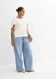 Oversize-Shirt aus fließendem Viskose-Mix, bonprix