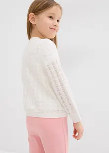 Gilet en maille ajourée, bonprix