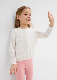 Gilet en maille ajourée, bonprix