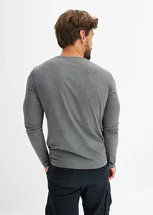 Lot de 3 T-shirts manches longues, bonprix