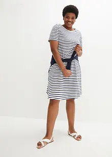 Baumwoll- Shirtkleid aus Flammgarn, bonprix