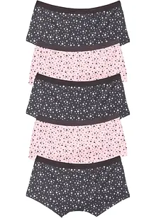 Lot de 5 culottes en coton doux et extensible, bonprix