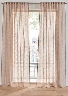 Gardine in Leinen Optik (1er Pack), bonprix