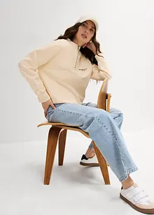 Oversize-Sweatshirt aus reiner Bio-Baumwolle, bonprix