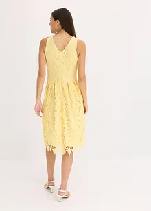Robe en dentelle avec empiècement au crochet, bonprix