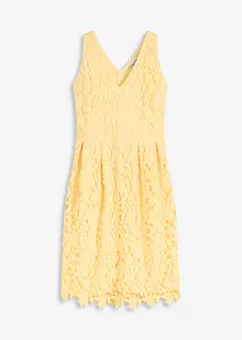 Robe en dentelle avec empiècement au crochet, bonprix