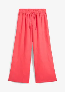 Pantalon palazzo 100 % lin, bonprix