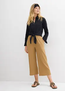 Pantalon en jersey à taille élastiquée, bonprix