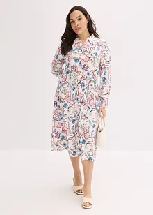 bedrucktes Blusenkleid aus fließender Viskose, bonprix