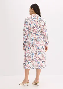 bedrucktes Blusenkleid aus fließender Viskose, bonprix