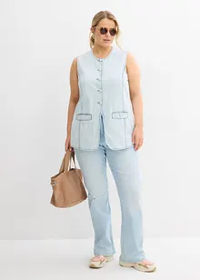 Gilet sans manches en jean, bonprix