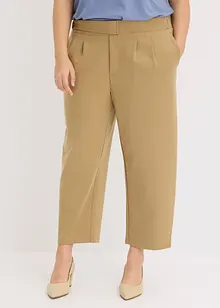 Pantalon en jersey à pinces, bonprix