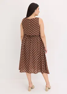 Robe midi avec lien à nouer, bonprix