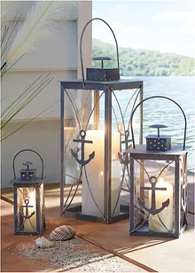 Laterne mit Anker (3-tlg.Set), bonprix