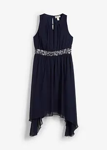 Robe en crêpe à sequins, bonprix
