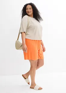 Short à taille élastiquée en viscose extensible, bonprix