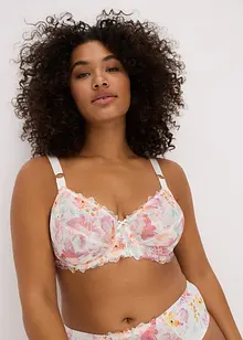 Minimizer BH mit Bügel und zart bedruckter Stickerei, bonprix