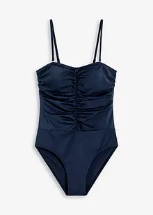 Maillot 1 pièce sculptant en matière brillante, maintien modéré, bonprix