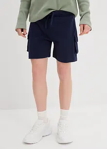 Sweat-Cargoshorts aus Bio-Baumwolle, bonprix
