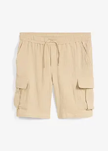Bermuda en gaze de coton, Regular, bonprix