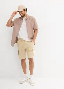 Bermuda en gaze de coton, Regular, bonprix
