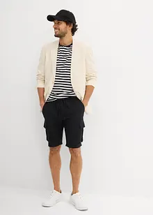 Regular Fit Bermuda aus luftigem Musselin, bonprix