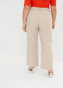 Pantalon 7/8 à taille élastiquée, 100% coton, bonprix