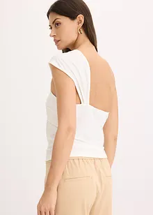Asymmetrisches Top aus luftigem Crêpe, bonprix