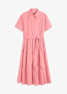 Robe-chemise en matière élastique, bonprix
