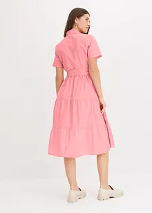 Robe-chemise en matière élastique, bonprix