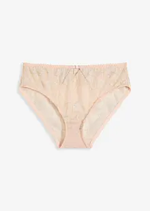 Slip Maxi avec dentelle Lurex bicolore, bonprix