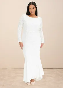 Brautkleid mit Paillettenstickerei, bonprix