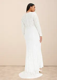 Brautkleid mit Paillettenstickerei, bonprix
