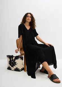 Robe caftan en crêpe, bonprix