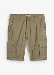Cargo-Bermuda aus reiner Baumwolle, Regular Fit, bonprix