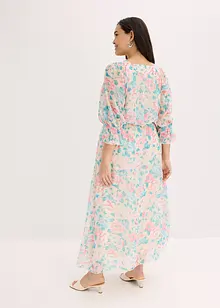 Robe longue en crêpe, bonprix