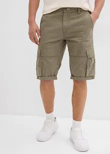 Cargo-Bermuda aus reiner Baumwolle, Regular Fit, bonprix