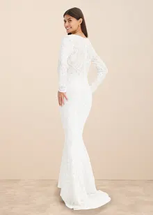 Robe de mariée brodée de sequins, bonprix