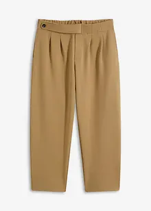 Jersey-Hose mit Bundfalten, bonprix