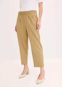 Jersey-Hose mit Bundfalten, bonprix