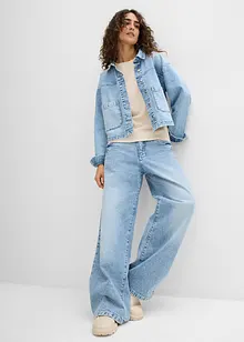 T-Shirt aus strukturiertem Crêpe, bonprix