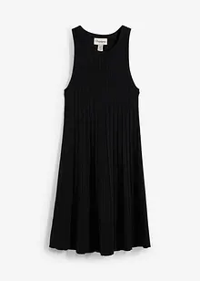 Robe trapèze en maille de viscose mélangée, bonprix