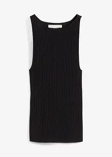 Top ajusté en maille de viscose mélangée, bonprix