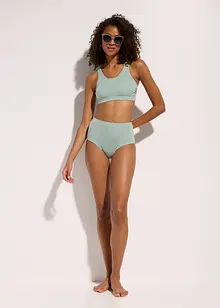 Highwaist-Bikinihose mit verstellbarem Bund, bonprix