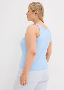 Geripptes Tanktop, bonprix