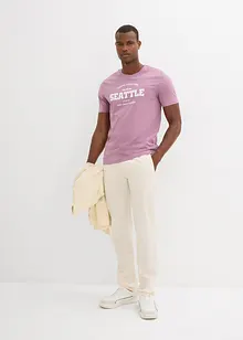 Lot de 2 T-shirts 100% coton, bonprix