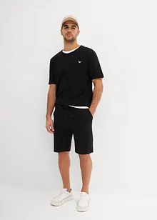 T-Shirt und Shirt-Bermuda (2-tlg.Set) aus reiner Bio-Baumwolle, bonprix