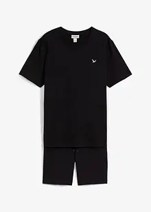 T-Shirt und Shirt-Bermuda (2-tlg.Set) aus reiner Bio-Baumwolle, bonprix